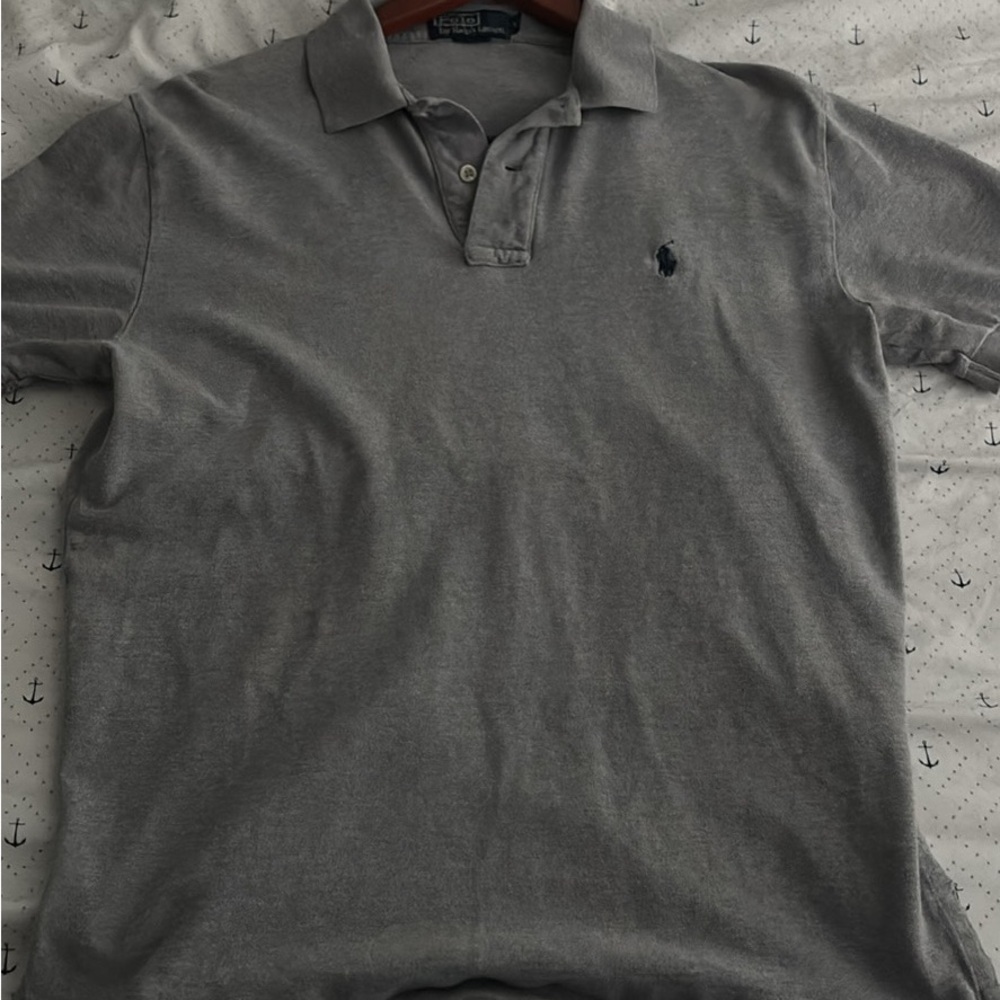 Polo by Ralph Lauren Gray Men's Shirt